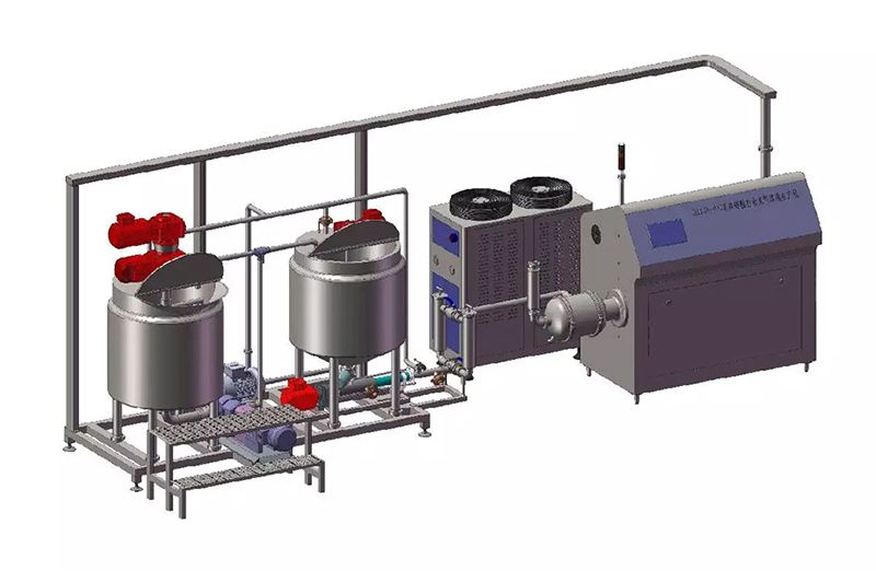 ماكينة خفق وتهوية الكيك الأسفنجي الآلية
