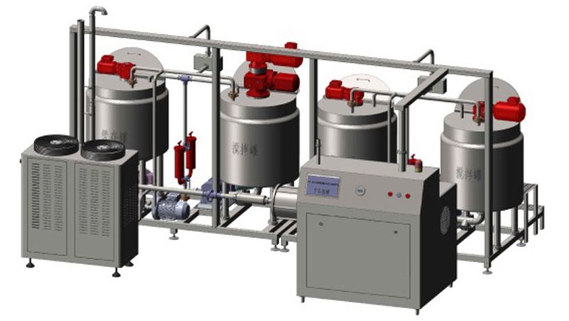 نظام خلط كيك الشيفون